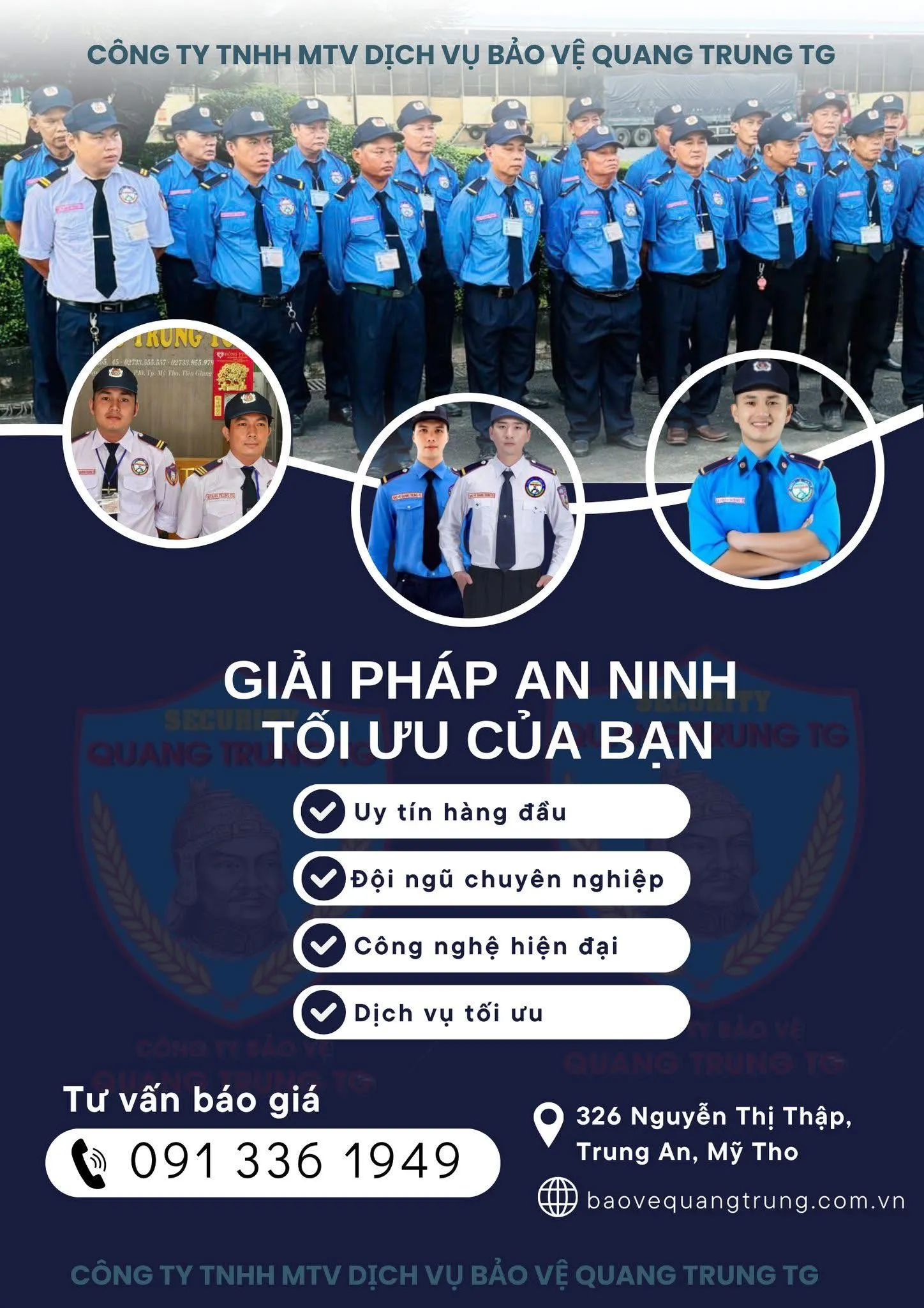 Công Ty Bảo Vệ Uy Tín Nhất Tiền Giang 